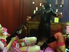 Kinky BDSM threesome with amazing blondes Shyla Stylez & Alexis Texas tube porn video